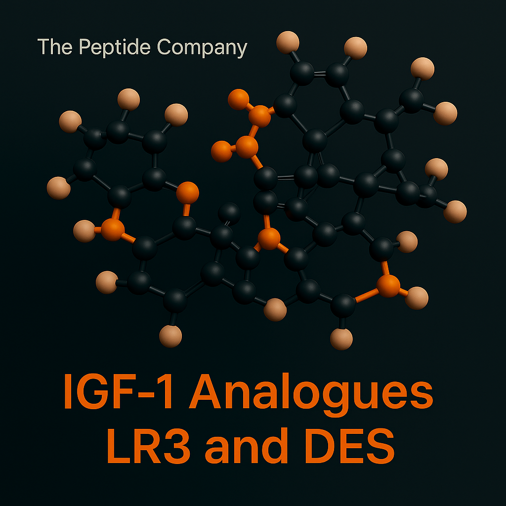 IGF-1 Analogues: LR3 and DES Structural Variations and Receptor Binding in Research Models – research illustration