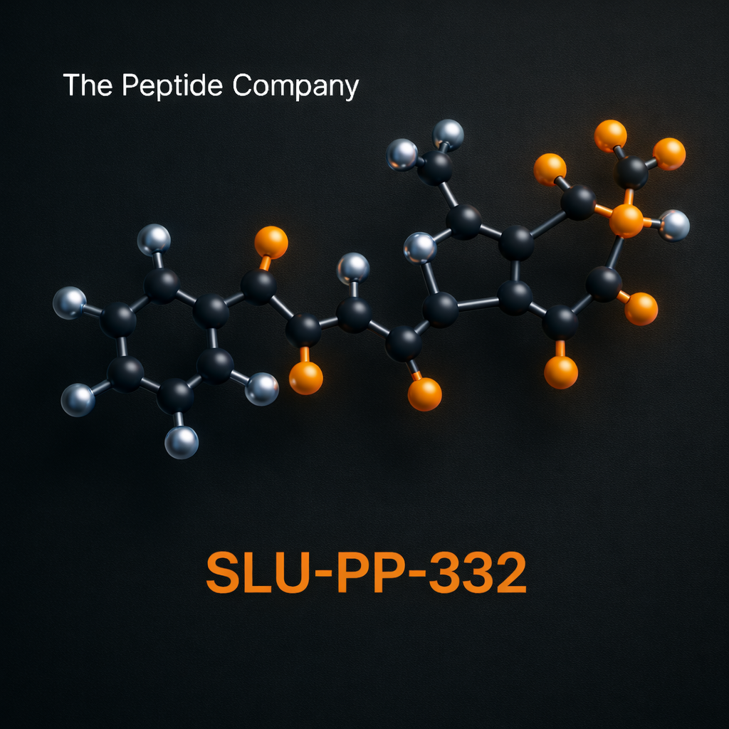 SLU-PP-332 molecular structure visualization used in estrogen-related receptor and mitochondrial metabolism research